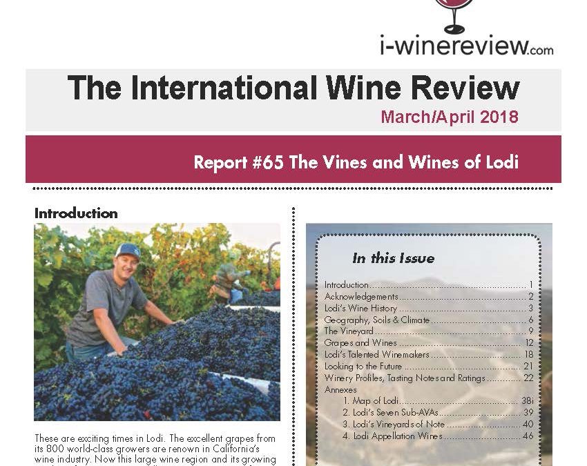 LODI AVA VINES & WINES REPORT RELEASED!